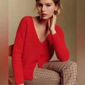 Red Barry Cardigan size S